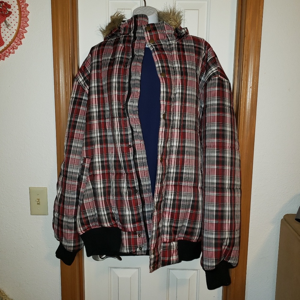 3XL Plaid Jacket